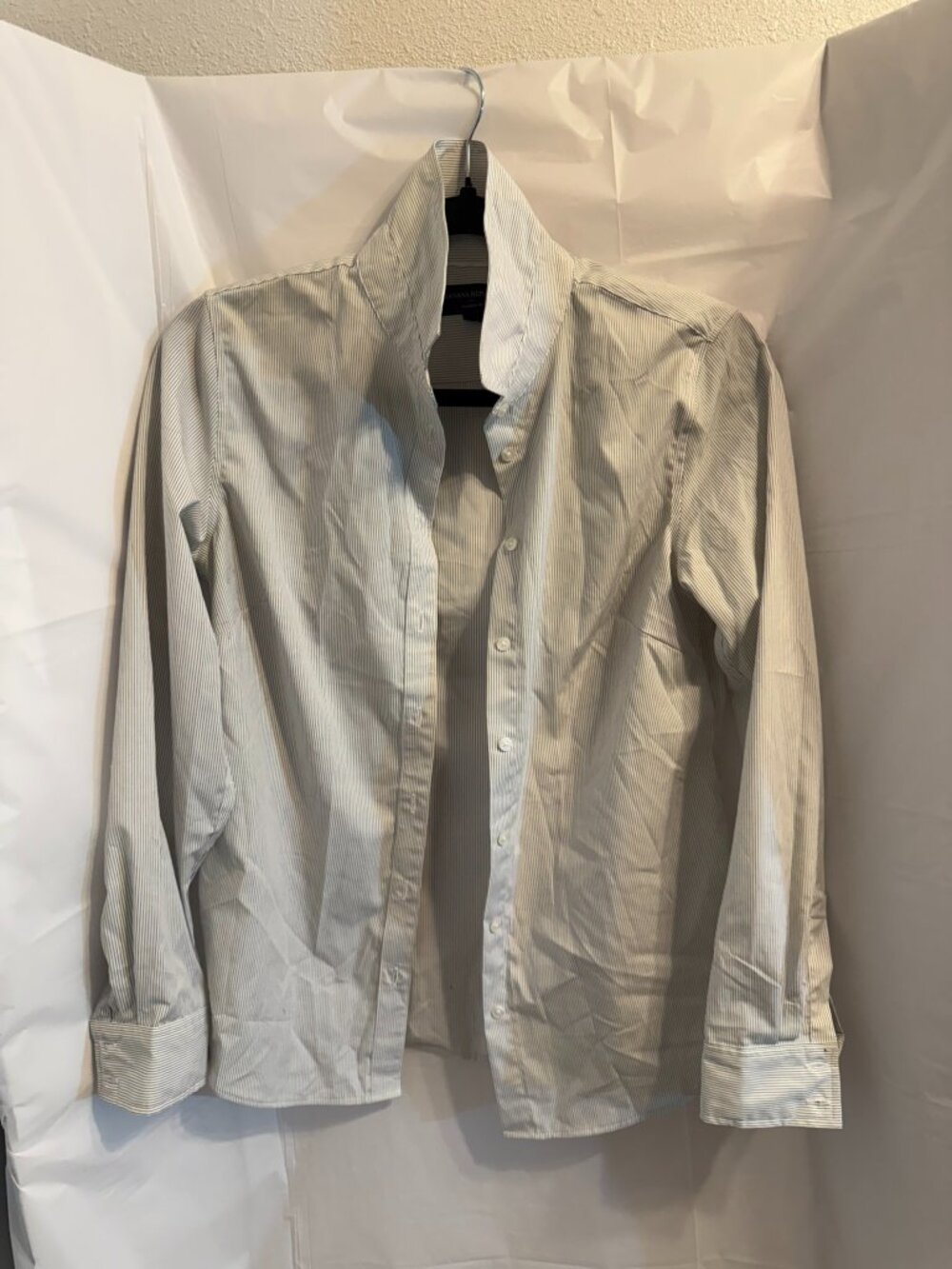 Banana Republic Striped Tailored Fit Button Down Shirt Size 4